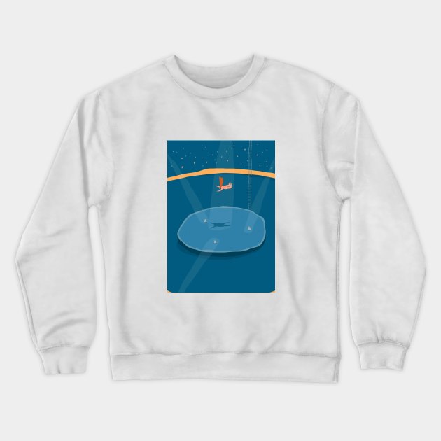 The Most Dangerous Stunt Known to Man Crewneck Sweatshirt by dalebrains